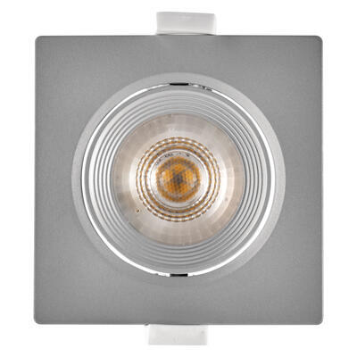 LED bodové svítidlo ZD3671 6,5W/4100K vestavné čtverec stříbrné vč. PHE - 1
