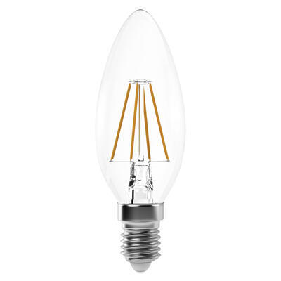 LED žárovka Filament svíčka E14/4W/4100K vč. PHE - 1