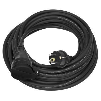 Prodlužovací kabel FG1-5 1 zásuvka 5m 3x1,5mm černý guma ECOLITE