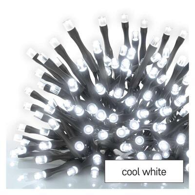 LED spojovací vánoční řetěz Standard studená bílá 10m IP44 - 1