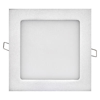 LED panel ZD2232 12W/4000K vestavný čtverec stříbrný vč. PHE - 1