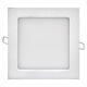 LED panel ZD2232 12W/4000K vestavný čtverec stříbrný vč. PHE - 1/5