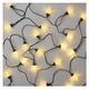 LED vánoční řetěz – šišky teplá bílá, 9,8m IP44 - 1/2