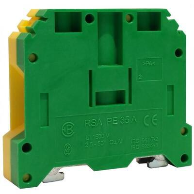 svorka řadová RSA 35A PE zelenožlutá