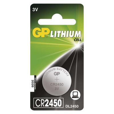 Baterie lithiová knoflíková CR2450 GP Lithium - 1