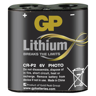 Baterie lithiová CR-P2 GP Lithium - 1