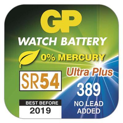 Baterie knoflíková do hodinek 389F GP Ultra Plus - 1