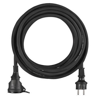 Prodlužovací kabel P01710 1 zásuvka 10m 3x1,5mm guma černý