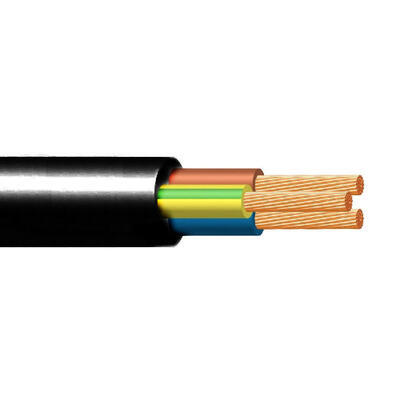 kabel H05VV-F CYSY 3x1,5 černá