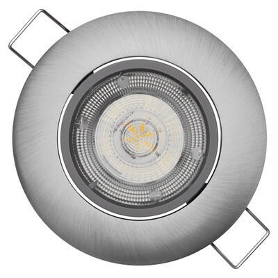 LED bodové svítidlo ZD3222 Exclusive 5W/4000K vestavné kruh stříbrné vč. PHE - 1