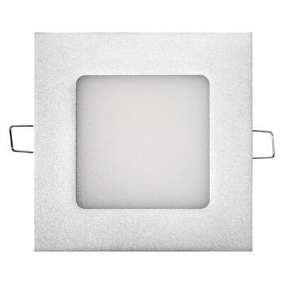 LED panel ZD2222 6W/4000K vestavný čtverec stříbrný - 1