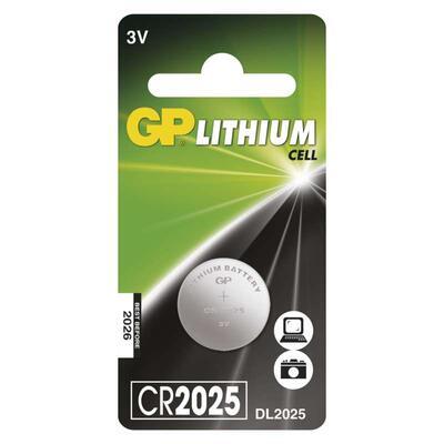 Baterie lithiová knoflíková CR2025 GP Lithium - 1