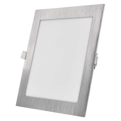 LED vestavné svítidlo NEXXO čtverec 18W stříbrné se změnou CCT - 1
