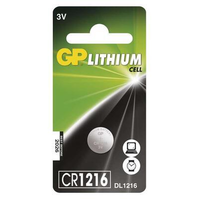 Baterie lithiová knoflíková CR1216 GP Lithium - 1