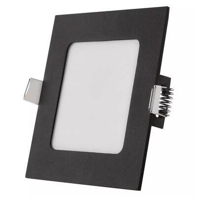 LED vestavné svítidlo NEXXO čtverec 7W černé se změnou CCT - 1