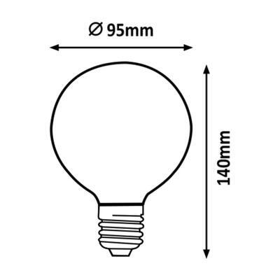 RABALUX LED žárovka Filament E27/4W/2200K - 2