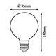 RABALUX LED žárovka Filament E27/4W/2200K - 2/2