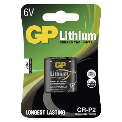 Baterie lithiová CR-P2 GP Lithium - 2