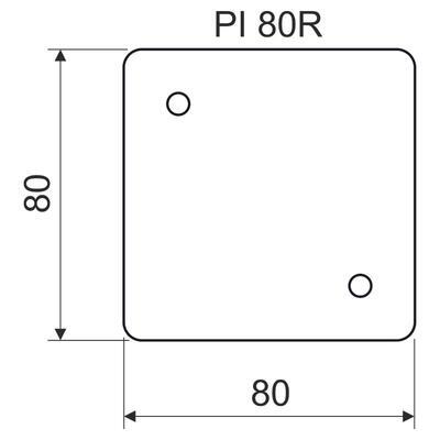 Podložka izolační PI 80 R pod Klasik - 2