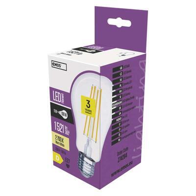 LED žárovka Filament E27/11W/2700K vč. PHE - 2