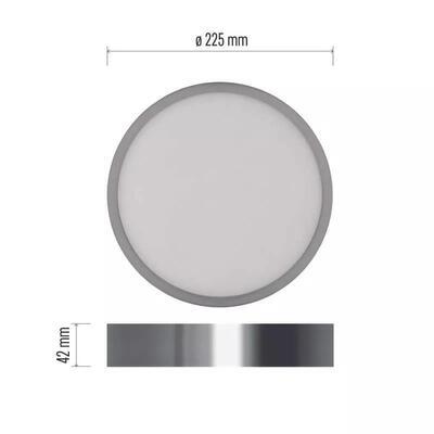 LED přisazené svítidlo NEXXO kruh 21W stříbrné se změnou CCT - 2