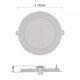 LED vestavné svítidlo NEXXO kruh 12,5W/4000K bílé - 2/6