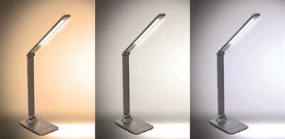 LED stolní lampička s bezdrátovou nabíječkou WO55-G Solight - 3
