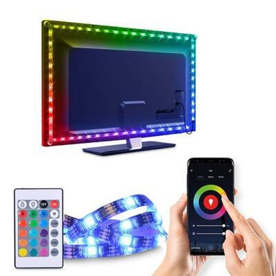 LED RGB pásek za TV 4x50cm USB + dálkový ovladač - 3